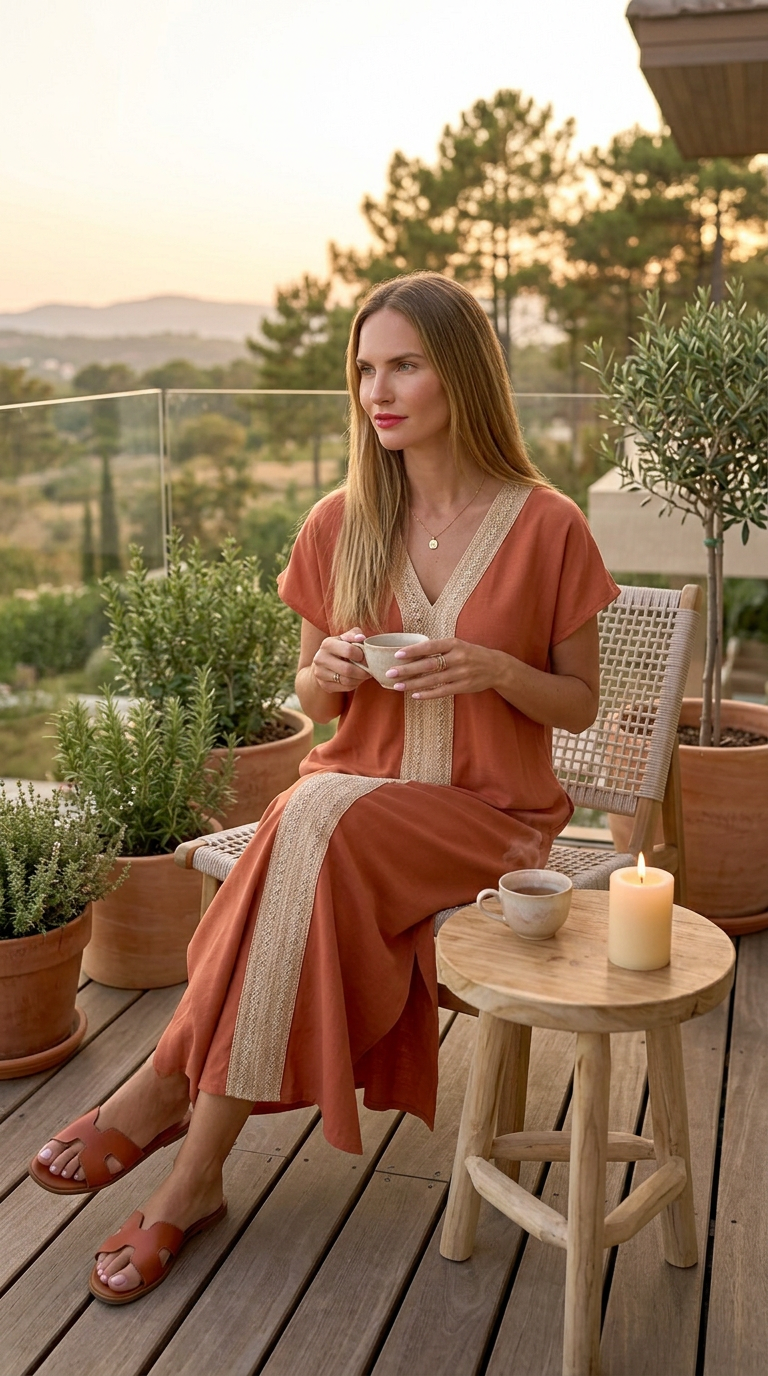Gandoura Terracotta
